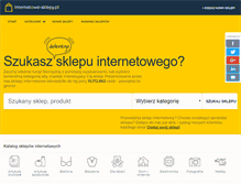 Tablet Screenshot of internetowe-sklepy.pl